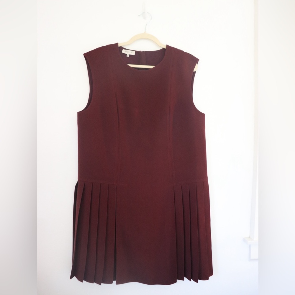 Lafayette 148 NY Pleated Shift Dress